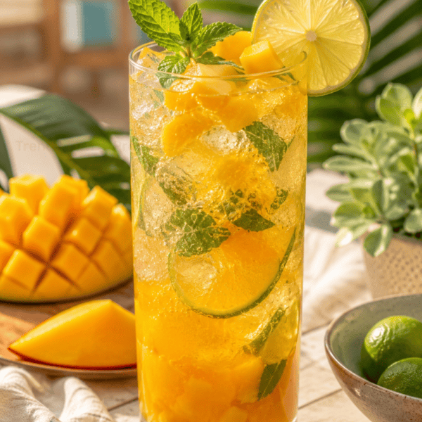 Mango Fizz Mocktail Recipe