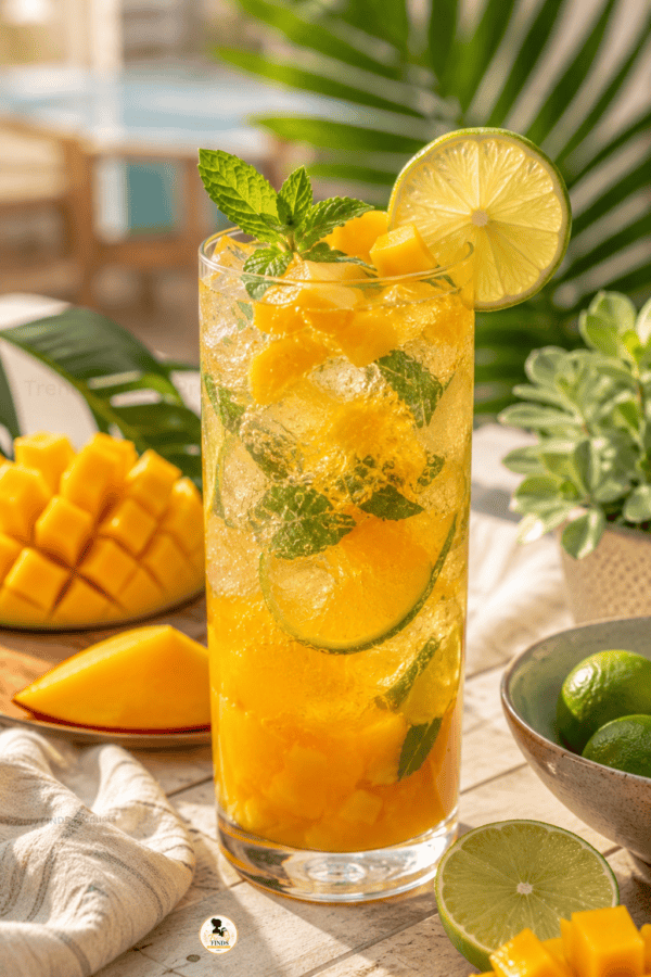 Mango Fizz Mocktail Recipe