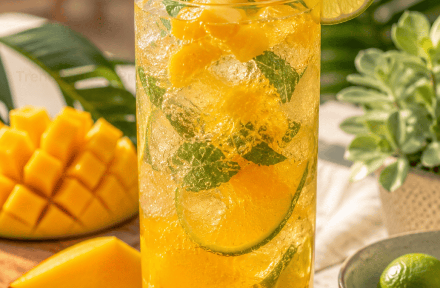Mango Fizz Mocktail Recipe