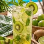 Kiwi Lime Refresher Mocktail Recipe