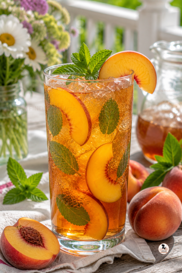 Peach Iced Tea Mocktail Recipe