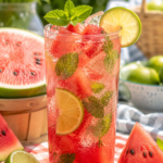 Watermelon Cooler Mocktail Recipe