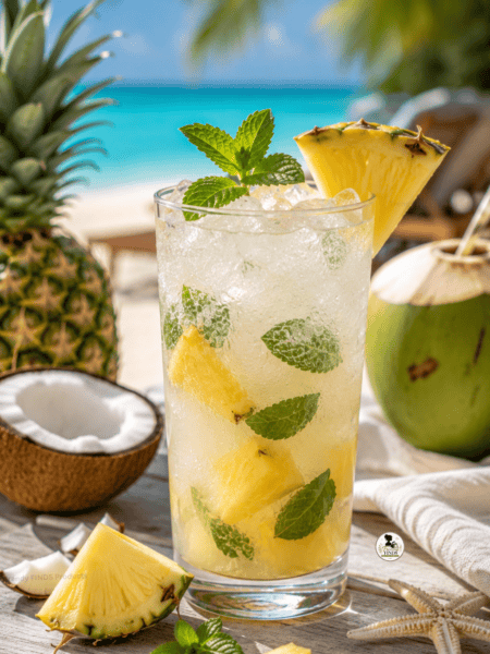Pineapple Coconut Mocktail Recipe