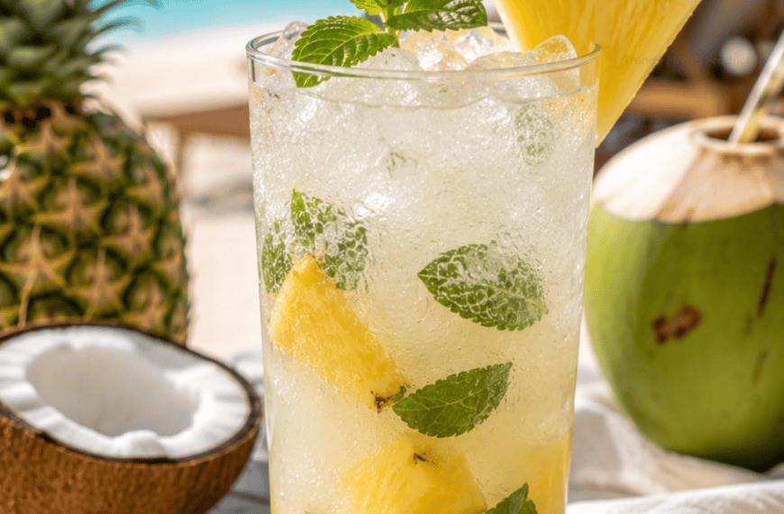 Pineapple Coconut Mocktail Recipe