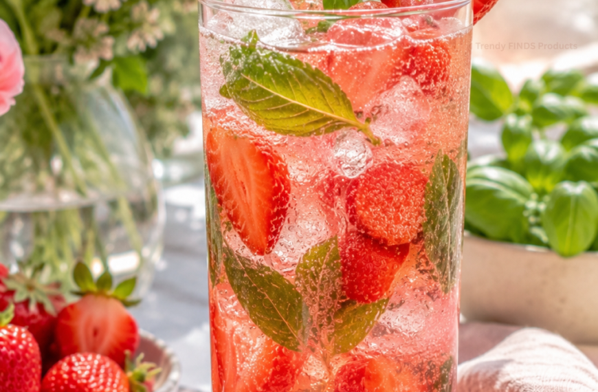 Strawberry Basil Sparkler Recipe