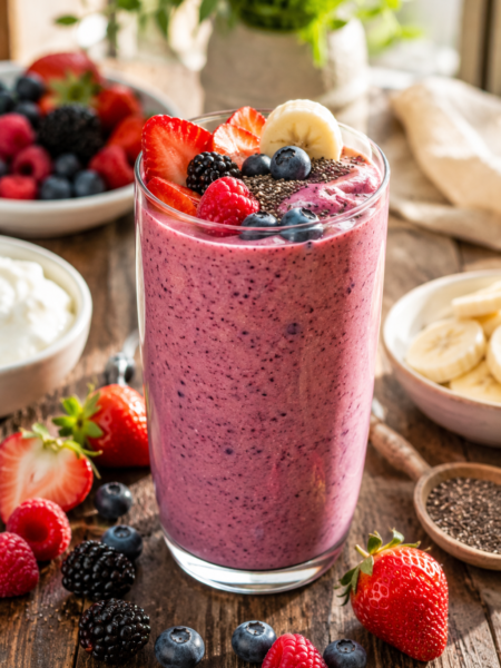 Berry Yogurt Smoothie Recipe