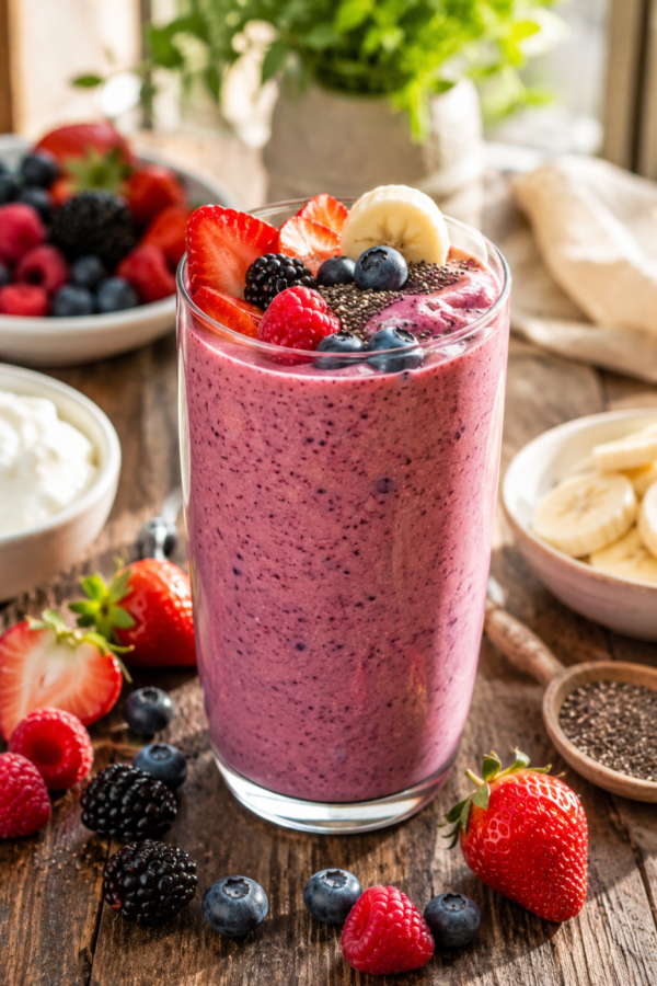 Berry Yogurt Smoothie Recipe