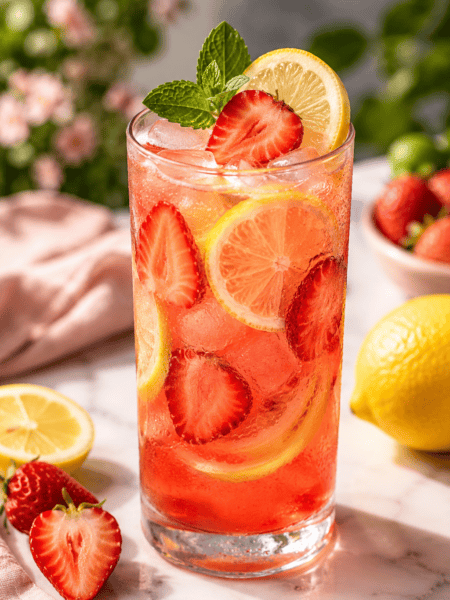 #2 — Strawberry Lemonade Mocktail