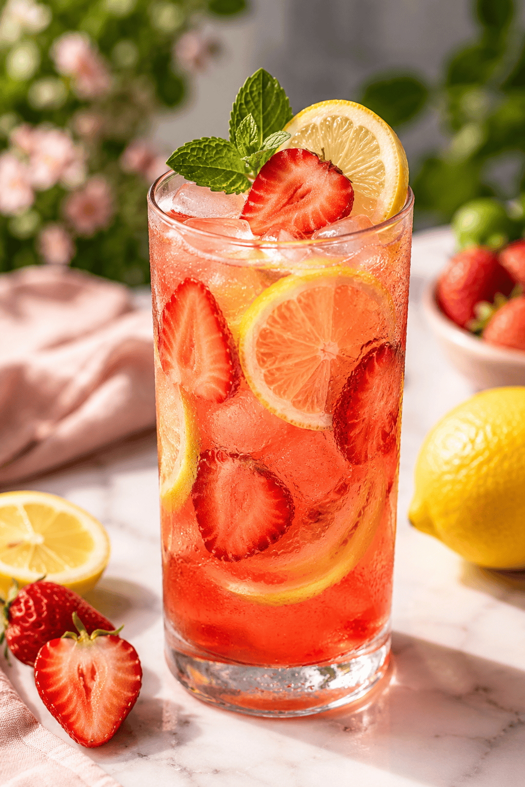 #2 — Strawberry Lemonade Mocktail