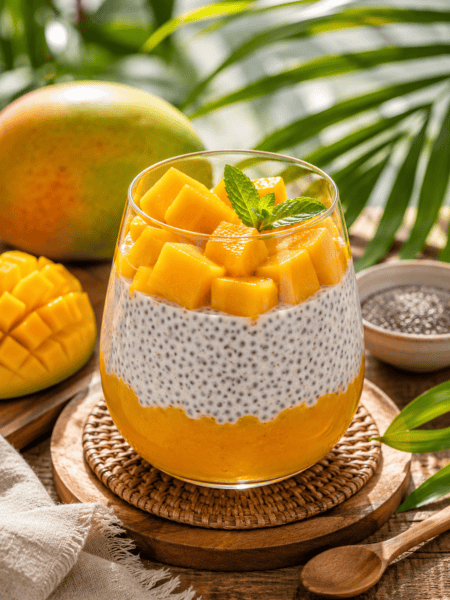Easy Mango Chia Pudding Recipe
