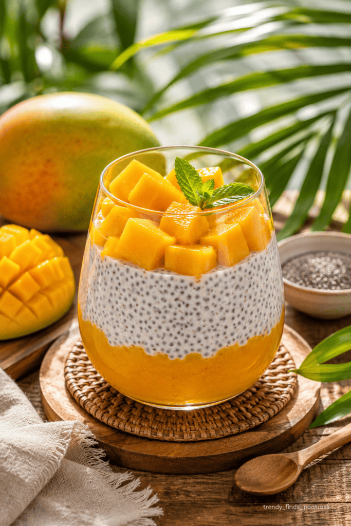Easy Mango Chia Pudding Recipe